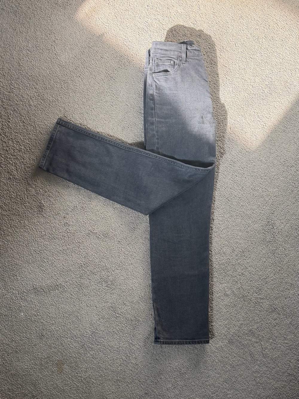 Denim Forum Women's black high rise Straight Leg Jeans